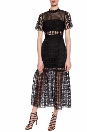 Short sleeve dress, zdjęcie 2 Short sleeve dress od Self Portrait